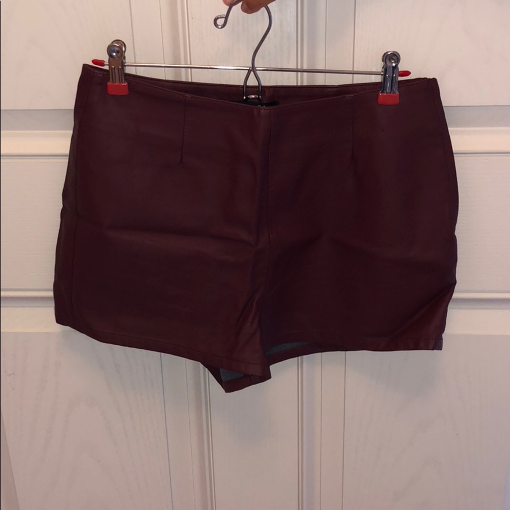 Forever 21 Leather Shorts